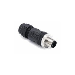 Connecteur mâle M12, 8 pol., codage A IP67, 2A, non-blindé
